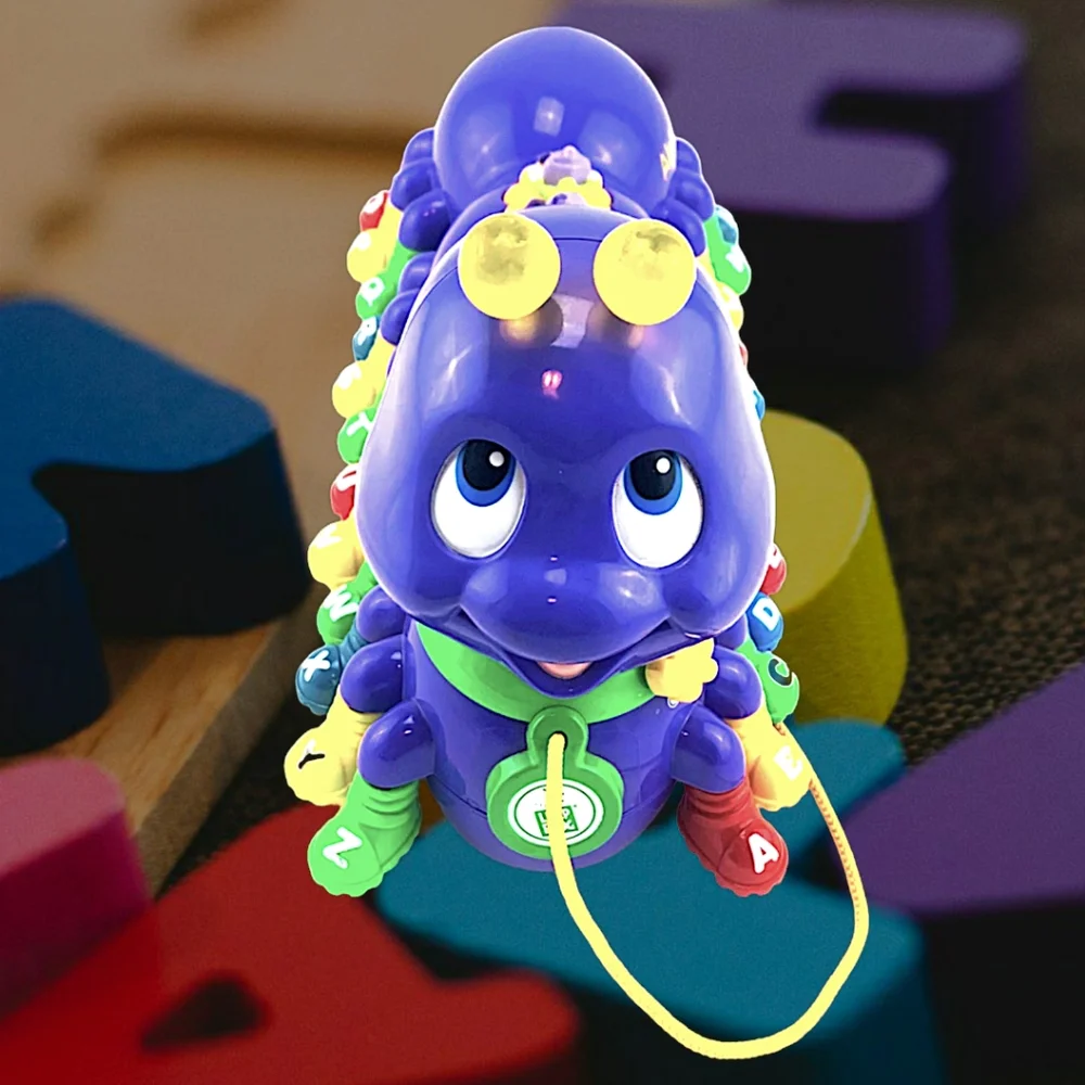 Leap Frog Alphabet Pal Caterpillar Purple Interactive Educational Music T…
